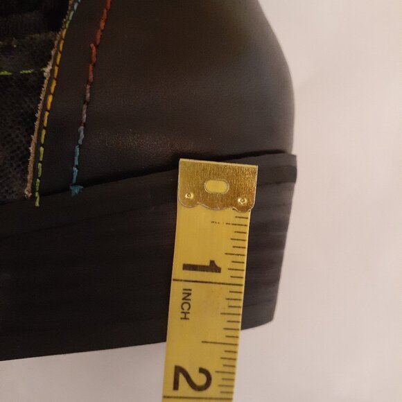 L' Artiste Country Pop Velvet and Leather Booties - Picture 15 of 16